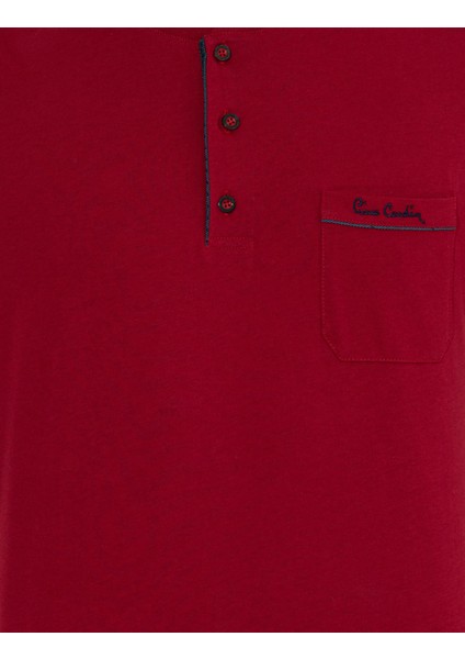 %100 Pamuklu Bordo Kutulu Erkek Çeyiz Pijama Takımı (1 Çift Çorap Hediyeli) 6PQI5EKR6RKE5.3L fırsatları