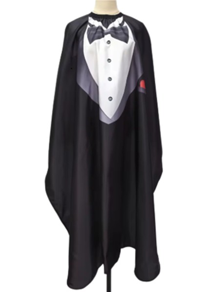 Penuar Smokin Desenli Berber Kesim Önlüğü Traş Önlüğü