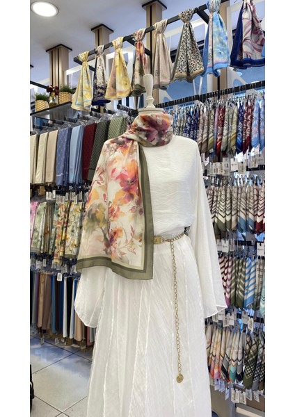 Pastel Bahar Şal Mint