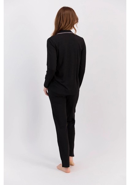 %50 Pamuk %50 Modal Classic Kadın Mevsimlik Gömlek Pijama Takımı fiyatları