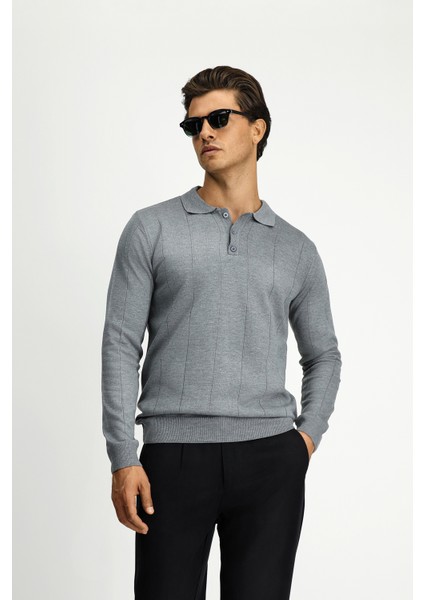 Polo Yaka Regular Fit Triko Kazak modelleri