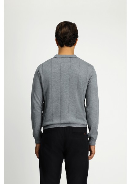 Polo Yaka Regular Fit Triko Kazak indirimleri