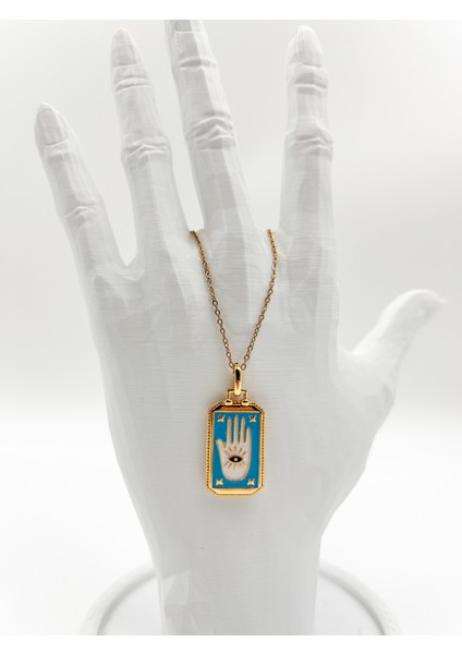Fıora Tarot Kartı El Kolye Gold Ayarlanabilir Altın Zincirli fiyatları