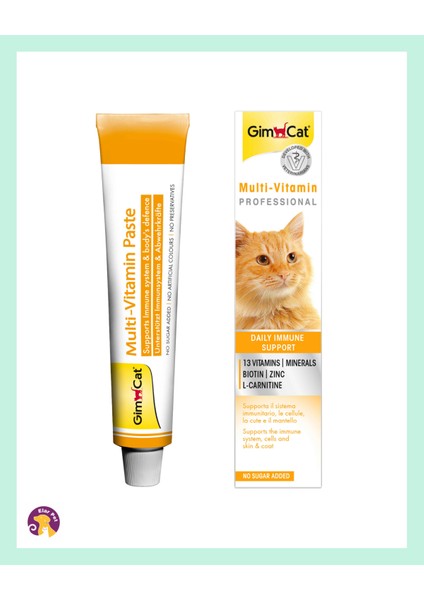 Multi Vitamin Pasta Kedi Macunu 20 gr