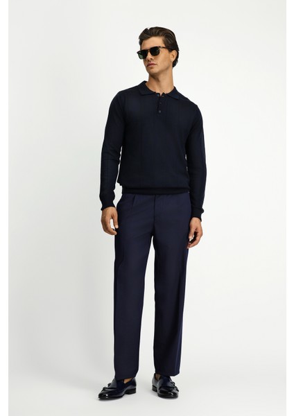 Polo Yaka Regular Fit Triko Kazak fiyatları