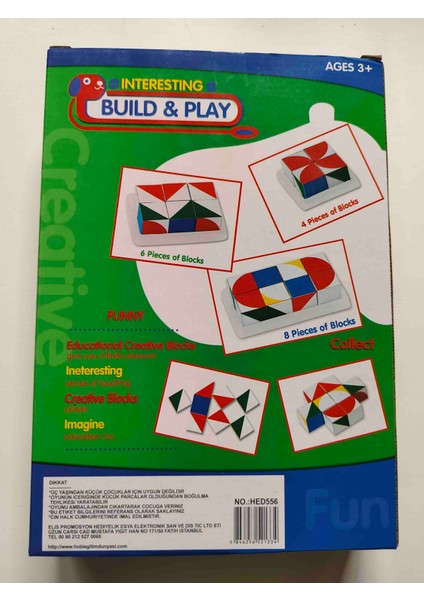 Hobi Eğitim Build & Play Model Oyunu modelleri