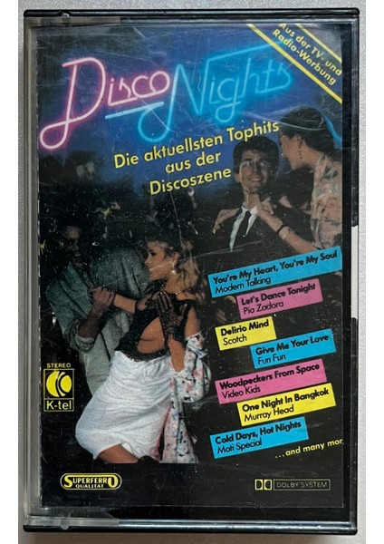Disco Nights Kaset (Orijnal Dönem Baskı Kaset)