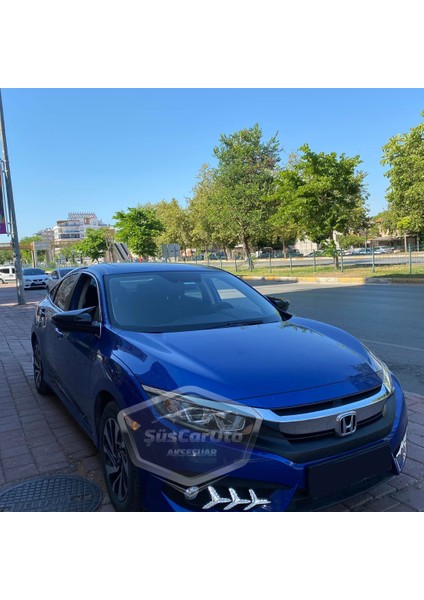 Honda Civic Fc5 Fk7 2016-2021 Batman Yarasa Ayna Kapağı Piano Black Abs Plastik