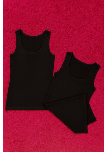 Kadın Modal Pamuklu Likralı Kalın Askılı 2'li Atlet Q6K6K0T1KA indirimleri