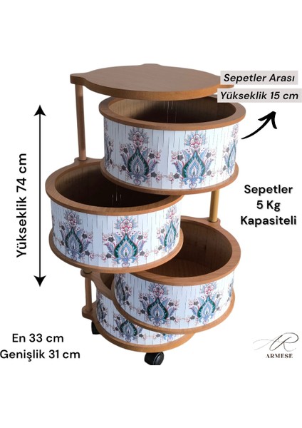 Modern 4 Katlı Ahşap Sebzelik – Uv Baskılı, Dayanıklı ve Şık Tasarım modelleri