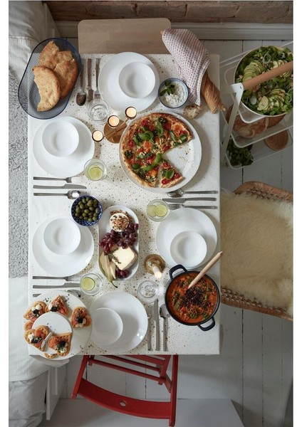 Yemek Takımı, Beyaz, 24 Parça fırsatları