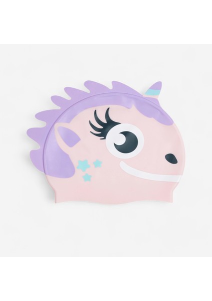 Nabaiji Silikon Havuz Bonesi - Pembe/mor Boynuzlu At Modeli - Standart Beden