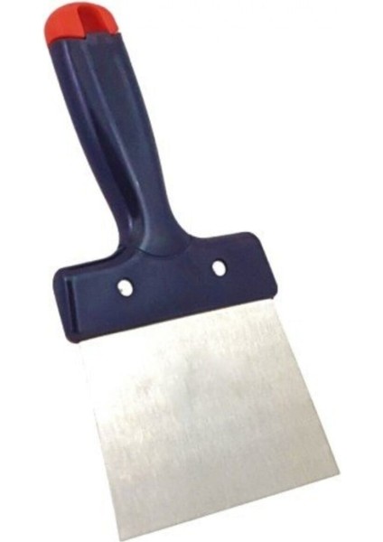 12 cm Metal Spatula, Plastik Saplı, Kullanışlı ve Dayanıklı Mutfak Gereci