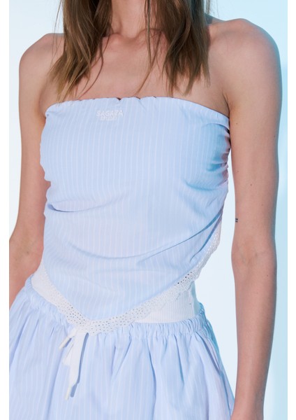Studio SS6016 Bebe Mavısı Bluz modelleri