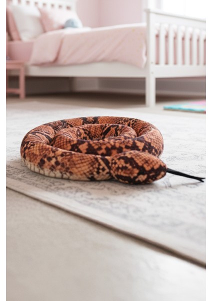 Peluş Yılan Oyuncak Gerçekçi Figür Yılan Hediyelik Oyuncak