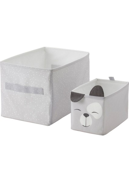 Kutu Seti, Gri, 2 Adet