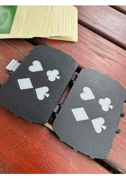 52 Kart Kapasiteli Logolu Iskambil Kart Destesi Kutusu indirimleri