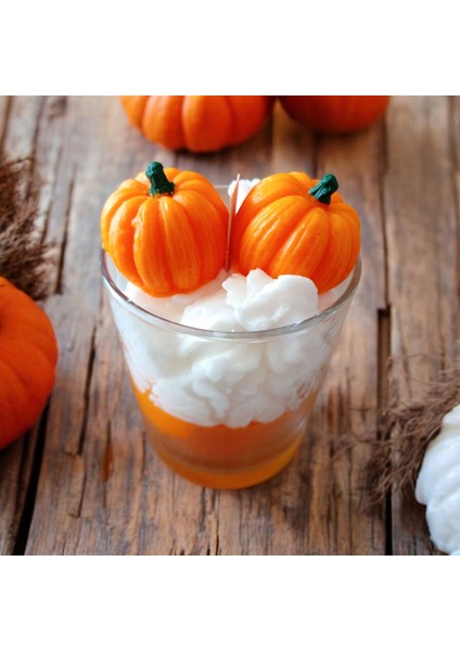 Balkabağı Bardak Mum