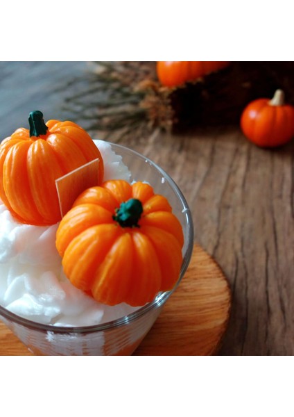 Balkabağı Bardak Mum modelleri