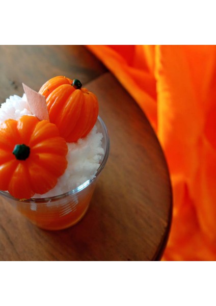 Balkabağı Bardak Mum