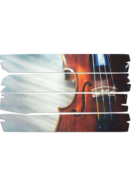 Beyaz Mdf Keman Tablo 1381 (Model E) Müzik Dekoru, Şık ve Modern Tasarım fırsatları