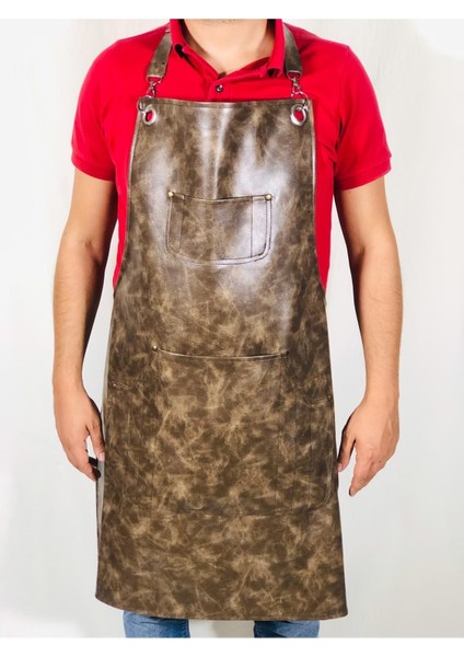 Kasap Önlüğü Deri Leke Tutmaz Askılı Önlük Model Şef Restoran Aşçı Önlükleri fırsatları
