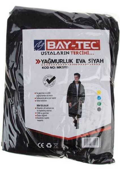 MK5113 Eva Yağmurluk Siyah 150GR