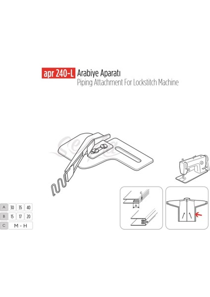 Bej Arabiye Aparatı 30X15MM - Hafif ve Dayanıklı Ürün