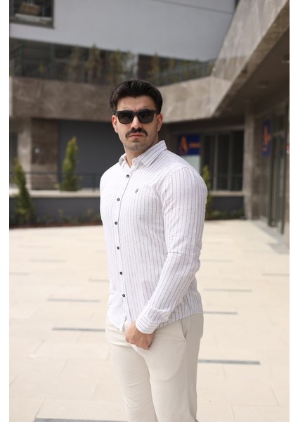 Erkek Çizgi Desenli Gömlek fiyatları