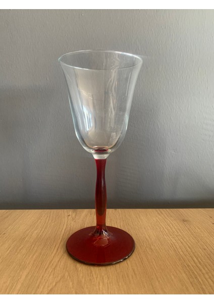 2 Adet 195 Ml\'lik Şarap Kadehi Kırmızı