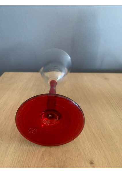 2 Adet 195 Ml\'lik Şarap Kadehi Kırmızı modelleri