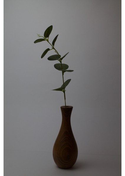 Dekoratif Ahşap Vazo - Gürgen Ağacı - 10 cm fırsatları