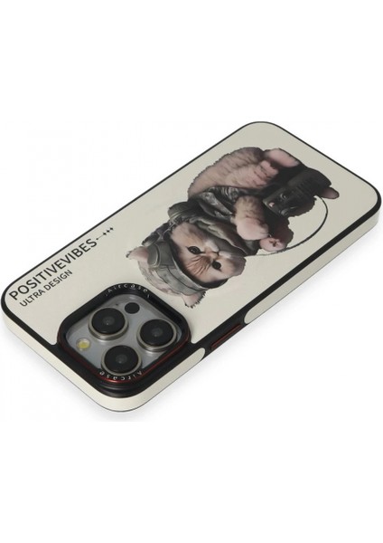 iPhone 14 Pro Max Fun Magsafe Kapak - Beyaz modelleri