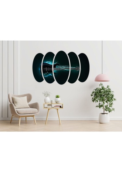Beyaz Gitar Kız Mdf Tablo 1386 (Model A) Ev Dekorasyonu Şık Aksesuar fiyatları