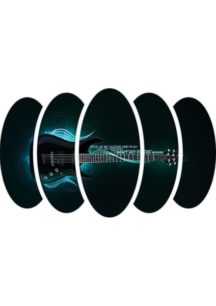 Beyaz Gitar Kız Mdf Tablo 1386 (Model A) Ev Dekorasyonu Şık Aksesuar fırsatları