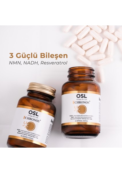 Omega Skin Lab Chronos 60 Bitkisel Kapsül modelleri