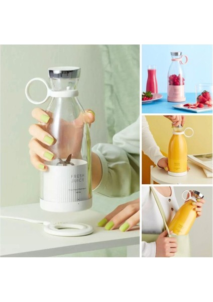 Taşınabilir Mini Blender Beyaz - Pratik ve Hafif Kullanım Için Ideal