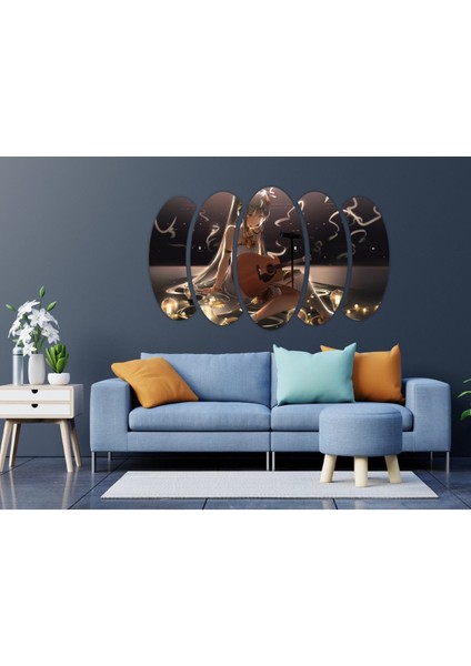 Beyaz Gitar Temalı Mdf Tablo, Şık Dekorasyon Parçası, Model A modelleri