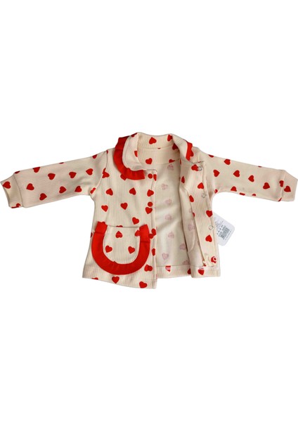 Kız Çocuk Kalpli Lüks 3'lü Takım modelleri