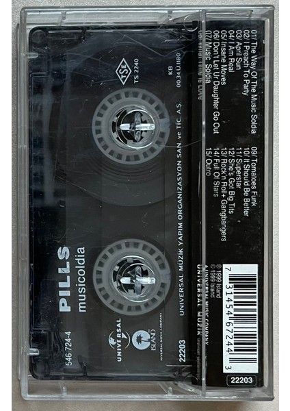 Pills Musicoldia Kaset (Orijnal Dönem Baskı Kaset) fiyatları