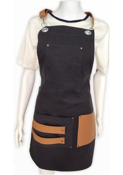 Boyundan Askılı Mutfak Önlüğü Şefmaster Barista Önlüğü Kuaför Aşçı Cafe Restoran Şef Önlüğü