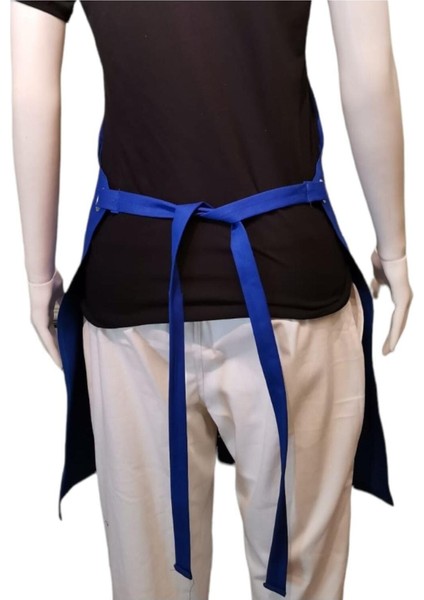 Cepsiz Boyundan Ayarlanabilir Saks Mavisi Askılı Önlük fiyatları