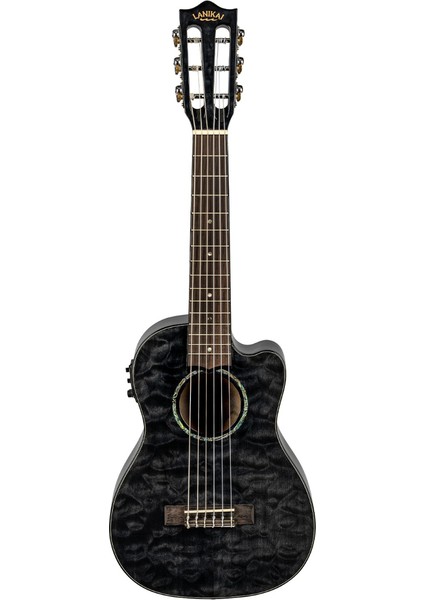 Qm-Bkceg Quilted Maple Guitalele