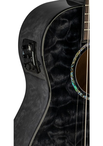 Qm-Bkceg Quilted Maple Guitalele modelleri