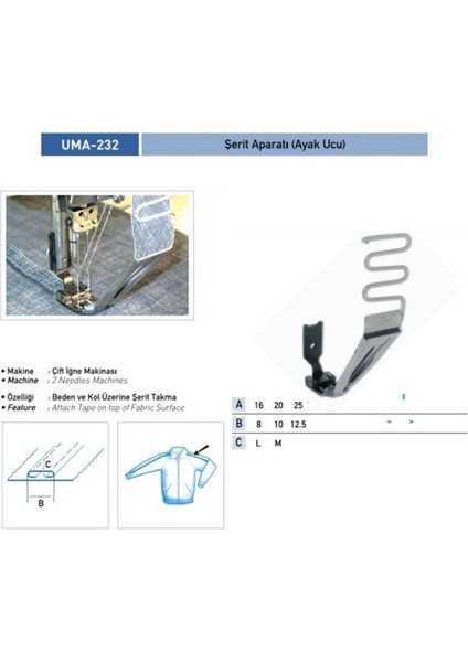 Şerit Ayak Aparatı 20X10MM, Dayanıklı ve Kullanışlı Bağlantı Parçası