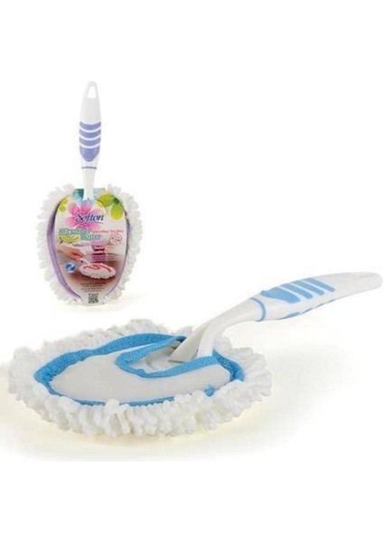 Turuncu Mikrofiber Toz Alıcı Seti, 4'lü, Hafif ve Etkili Temizlik Aracı