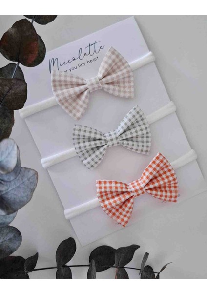 Pitikare 3lü Fiyonklu Bebek Bandana Seti (0-12 ay) modelleri