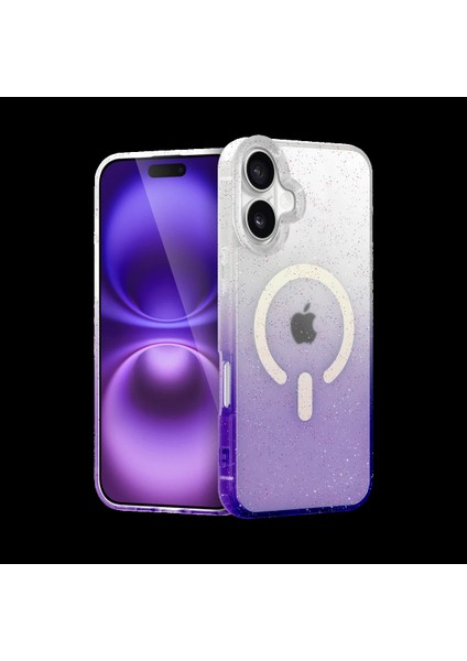 Apple iPhone 16 Pummel Shiny Magsafe Kapak