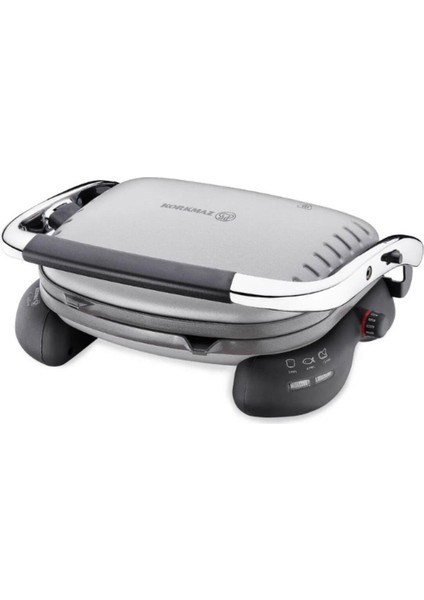 Gri-Krom Tost Makinesi A324-08, Pratik ve Şık Ekmek Kızartma Cihazı fiyatları