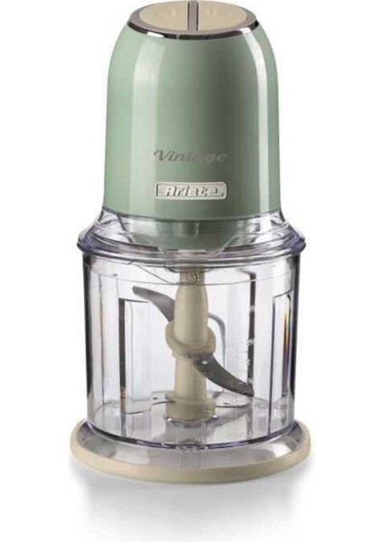 Yeşil Çok Renkli Vintage Doğrayıcı - Şık ve Kullanışlı Tasarım